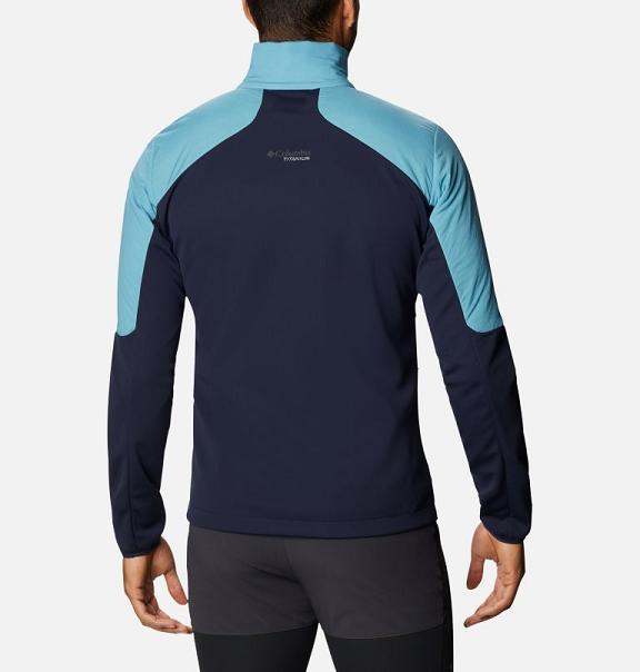 Columbia Peak Pursuit Fleece Jacket Blue Navy For Men's NZ24879 New Zealand